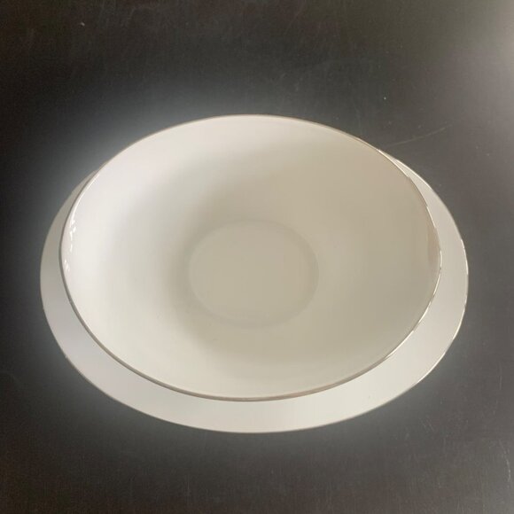 Noritake China “Gail” Gravy Boat with Under Plate #6710 - Picture 3 of 7